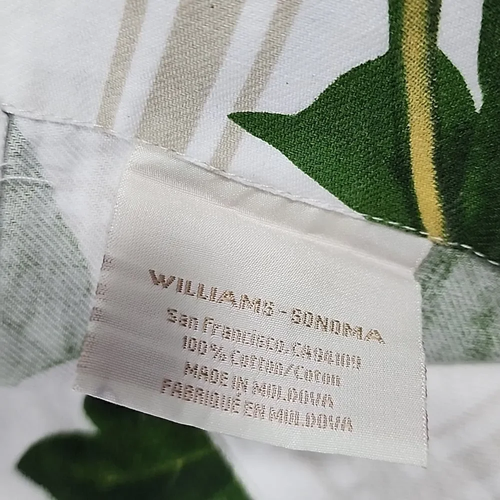 Williams Sonoma Pivoine Odorant Floral Tablecloth Rectangular